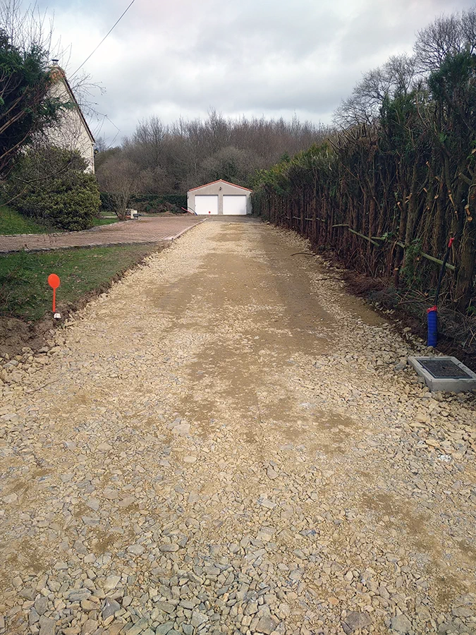 Réalisation de terrasement à Pont Saint Martin par JMTP FIGUREAU